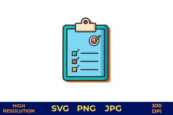 Clipboard with Business Plan Checklist Guide