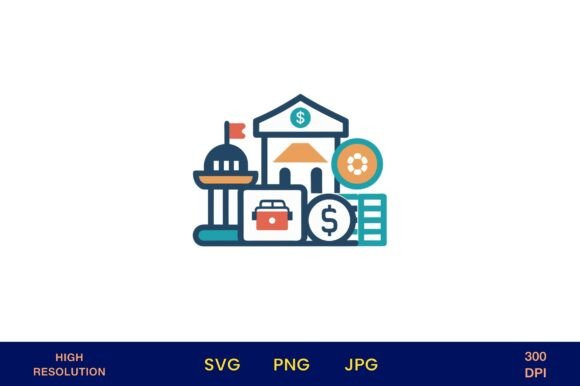 Elevate Your Brand with Finance Law Icons