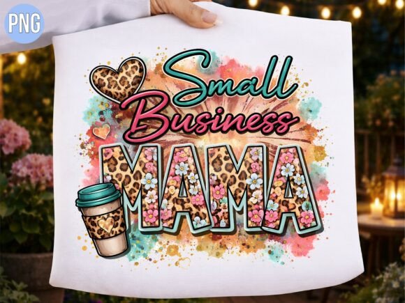 Elevating Your Brand with the Small Business Mama Coffee Leopard PNG