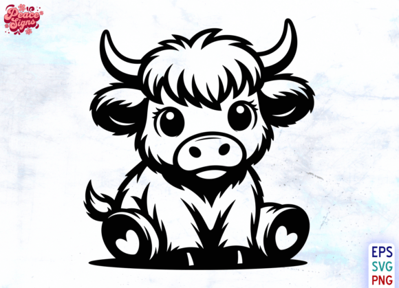Embracing the Charm of Chibi Highland Cow SVG and Highland Cow PNG in Modern Design