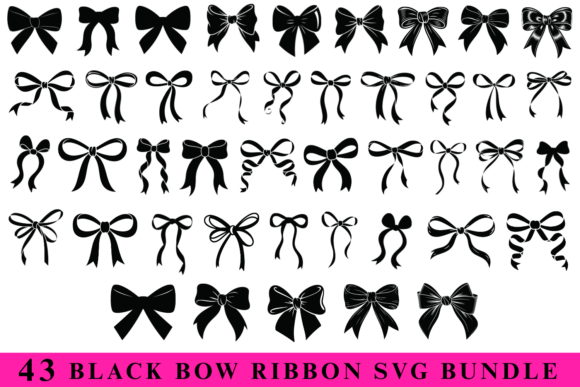 Evaluating the 43 Black Bow SVG Bundle for Professional DIY Projects