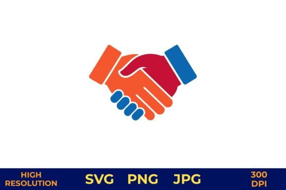 Handshake Icon for Business Partnership: A Creative Asset