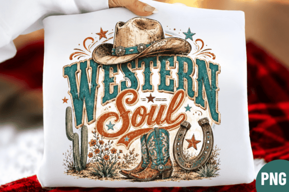 Unlocking Creative Potential with Western Soul Faux Yarn T-Shirt PNG Designs